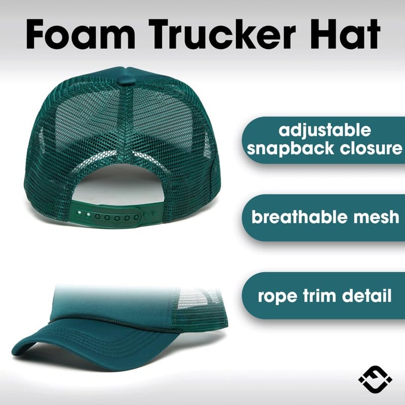 Funky Junque Premium Mesh Snapback Trucker Hat - Stylish Comfort for All - Patriotic, Humor & More - Image 3